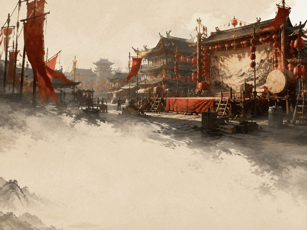 发售操盘江湖市集场景